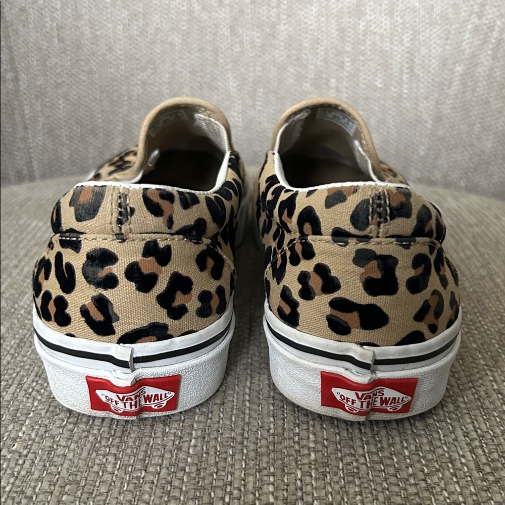 Vans Leopard Classic Slip-On Sneakers - Picture 4 of 8